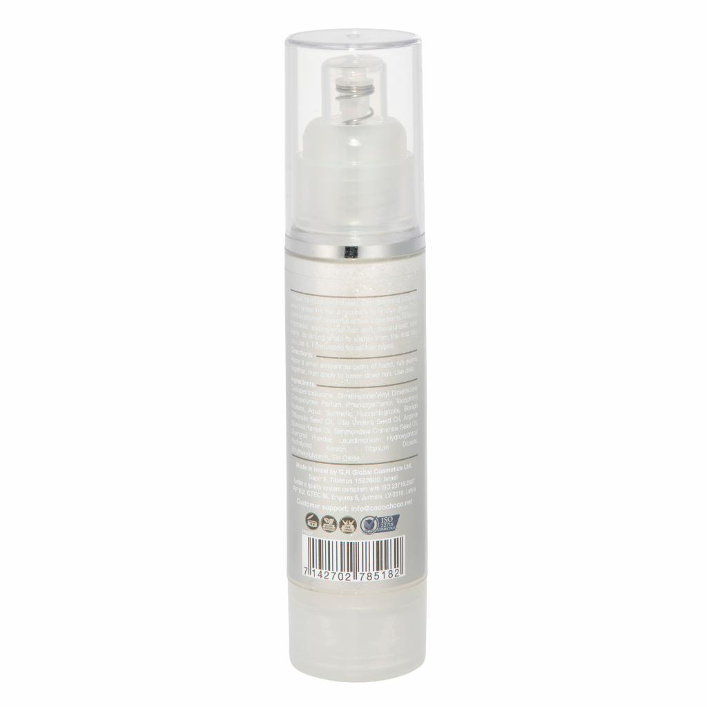 cocochoco diamond hair serum detail